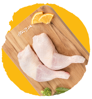 Piernas y muslos de pollo